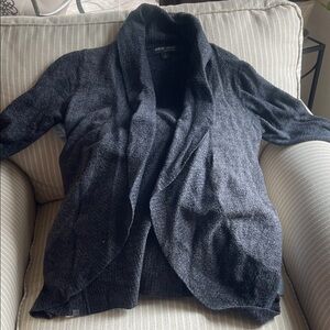 Barefoot Dreams Dark Gray Open Cardigan
